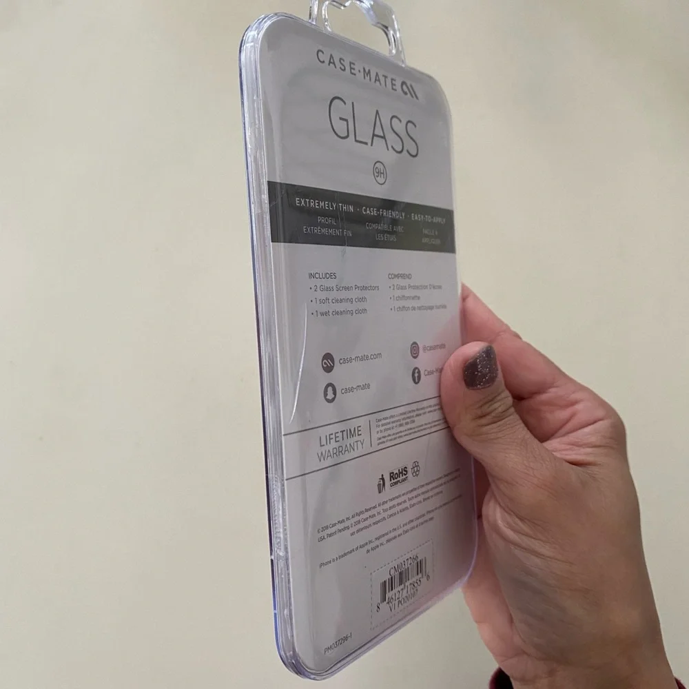 NEW Case-mate Glass Tempered Screen Protector